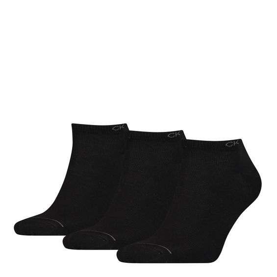 Calvin Klein Heren Sneakersokken 3-pack Zwart