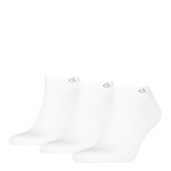 Calvin Klein Sneakersokken Heren 3-pack Wit