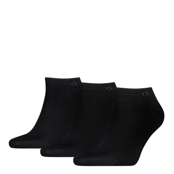 Calvin Klein Sneakersokken Heren 3-pack Zwart