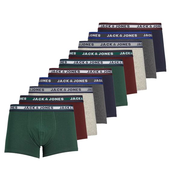 Jack & Jones Boxershorts JACOLIVER Trunks 10-pack Multicolor