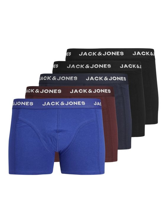 Jack & Jones Boxershorts JACBLACK FRIDAY Trunks 5-pack Zwart / Blauw / Bordeaux 