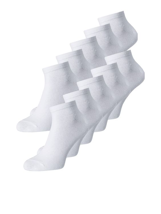 Jack & Jones Sneakersokken Heren JACDONGO 10-pack Wit