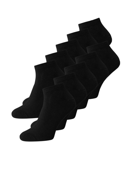 Jack & Jones Sneakersokken Heren JACDONGO 10-pack Zwart