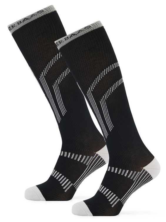 Poederbaas Skisokken Lightweight 2-pack Zwart