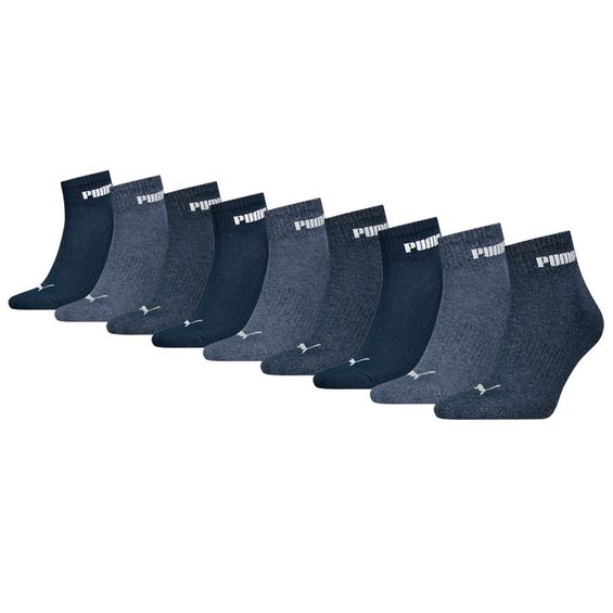 Puma Quartersokken Cushioned New Generation 9-pack Blue Combo