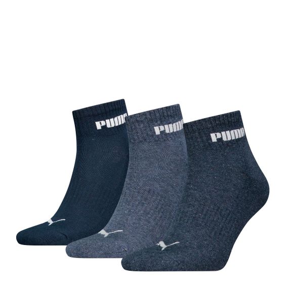 Puma Quartersokken Cushioned New Generation 3-pack Blue Combo