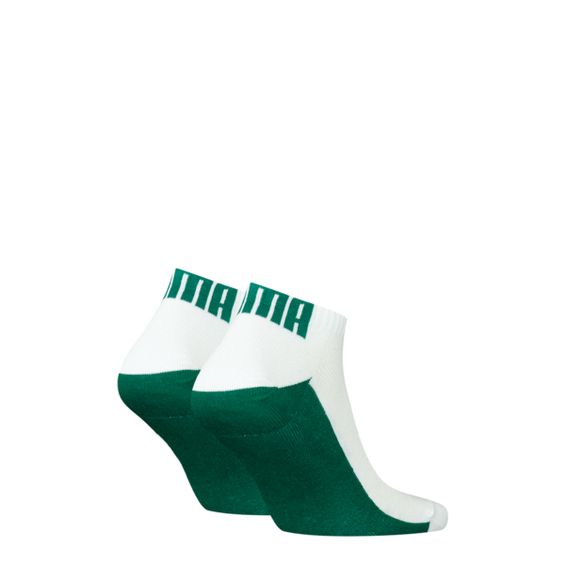 Puma Sneakersokken Heren Back Logo 2-pack Retro Groen