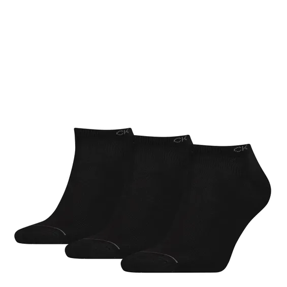 Calvin Klein Heren Sneakersokken 3-pack Zwart