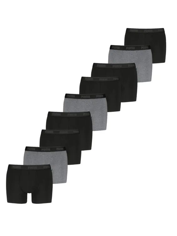Puma Boxershorts Everyday 9-pack Black / Grey