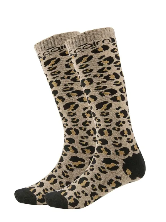 Cairn Skisokken Kinderen 2-pack Panterprint