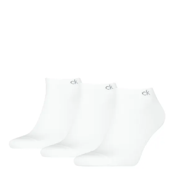 Calvin Klein Sneakersokken Heren 3-pack Wit