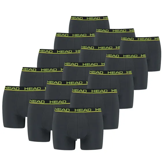 Head Boxershorts Basic 15-pack Phantom / Lime Punch