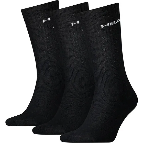 Head Sokken Crew 3-pack Black