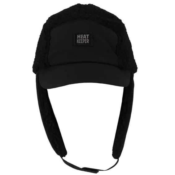 Heatkeeper Heren Thermo Muts Trapper Hat Teddy Zwart