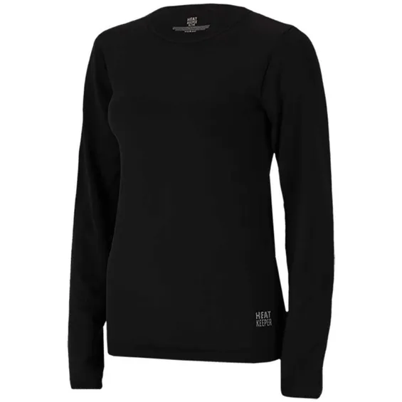 Heatkeeper Thermoshirt Dames Basic Naadloos Zwart