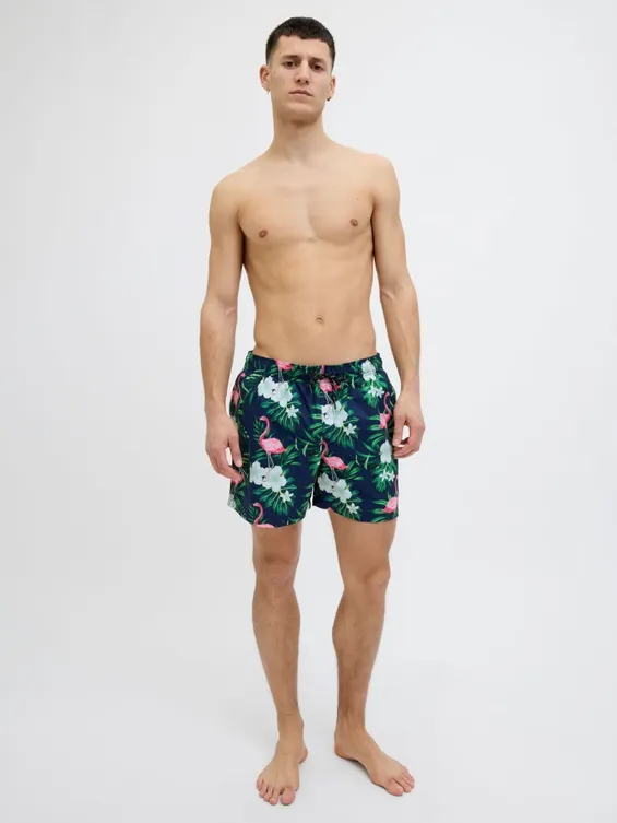 Jack & Jones Zwembroek JPSTMAUI Novelty AOP Navy Blazer