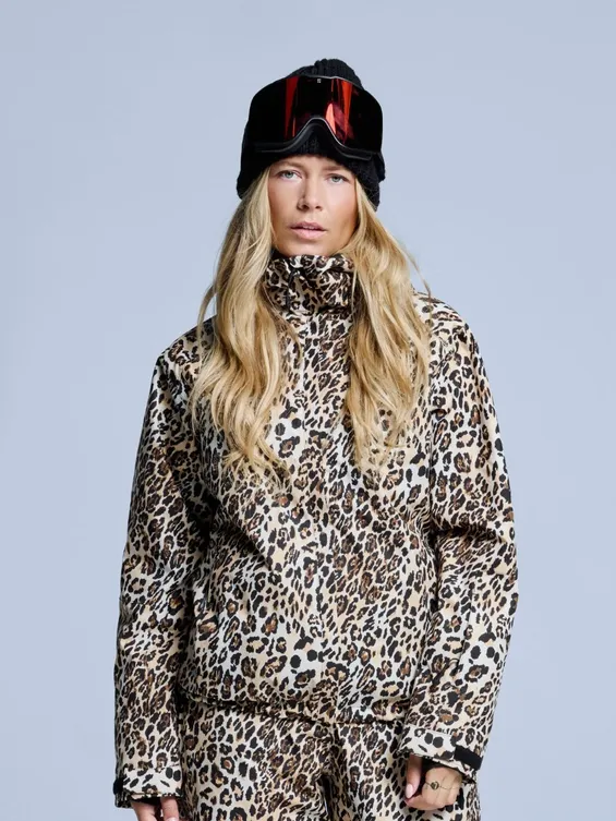 Poederbaas Ski-jas Dames Arty 2L Insulated Panterprint