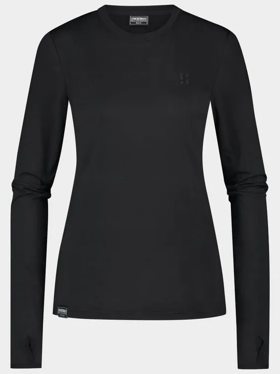Poederbaas Four Seasons Lightweight Longsleeve Dames Zwart
