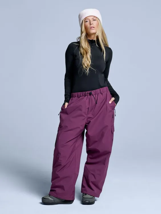 Poederbaas Skibroek Unisex Park Bordeaux