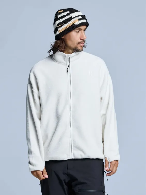 Poederbaas Sherpa Jacket Heren Four Seasons Off White