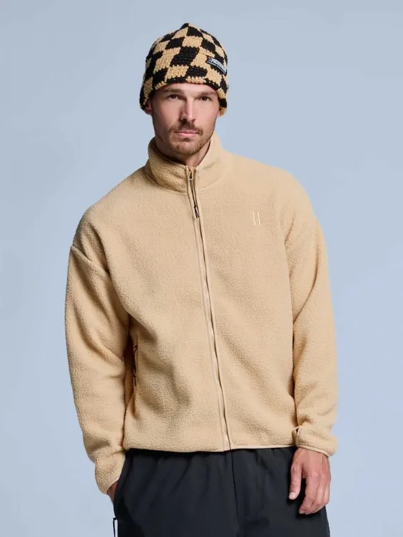 Poederbaas Sherpa Jacket Heren Four Seasons Warm Sand