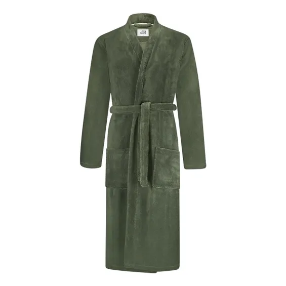 Ten Cate Badjas Heren Donker Groen