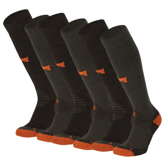 Xtreme Outdoor Sokken Compressie 6-pack Multi Green